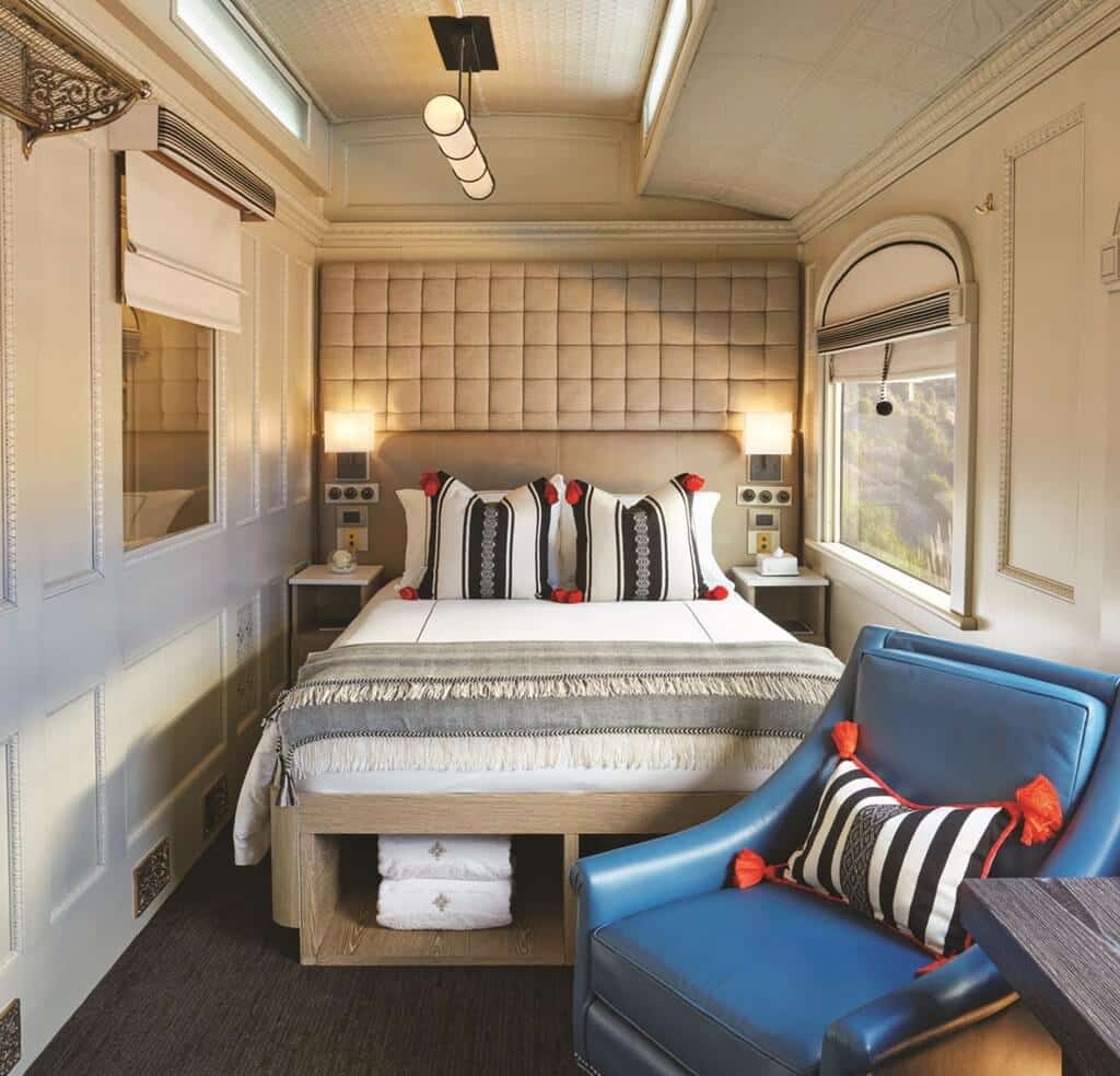 cabin on luxury train journeys