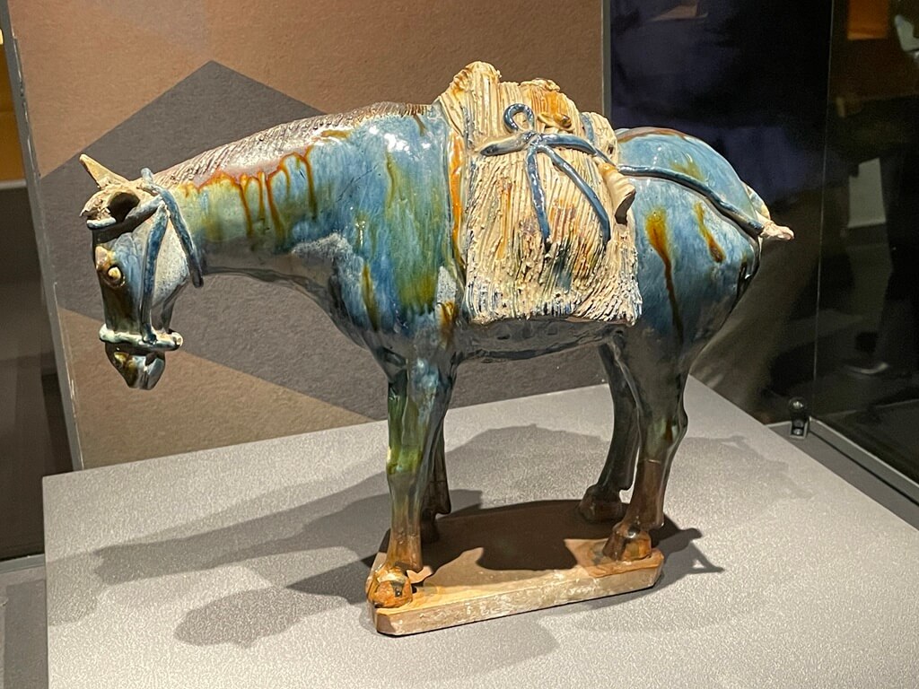 Horse in Xi-an Museum. One of the things to see in Xi'an