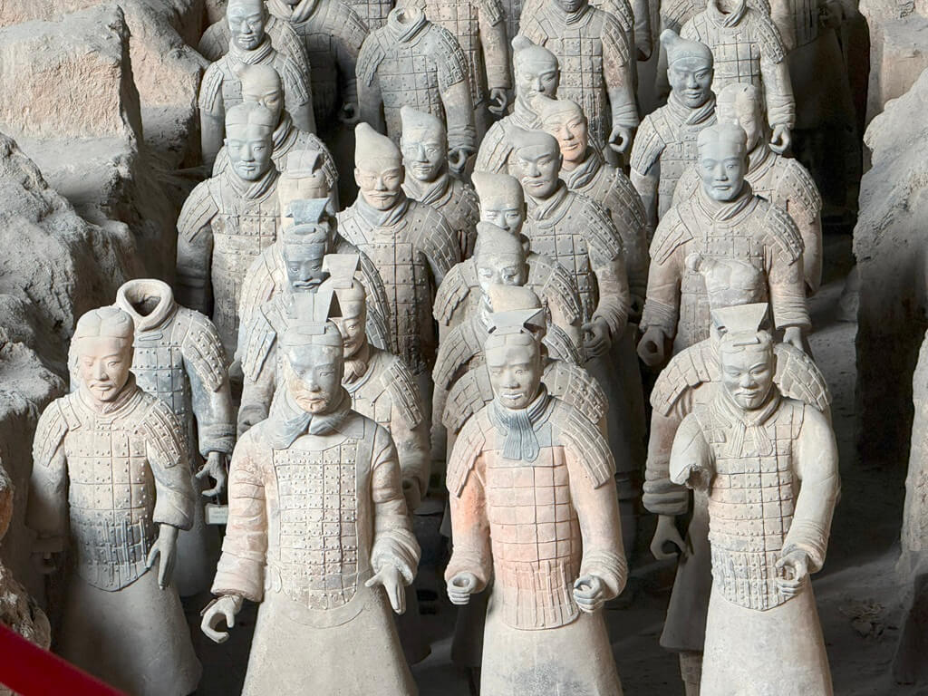 The best things to see in Xi'an are the Terracotta Soldiers.