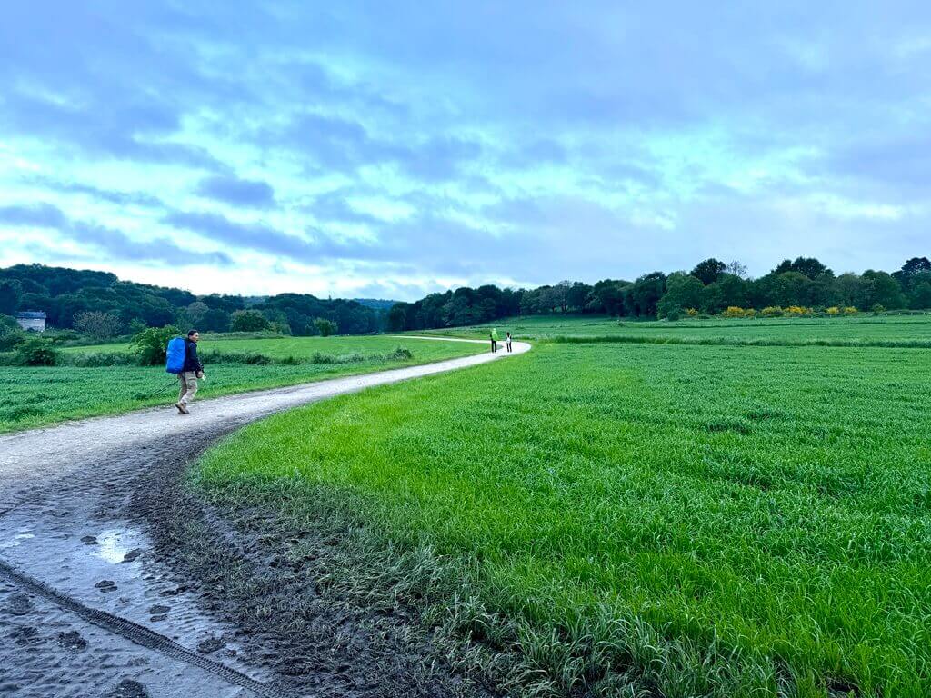 Pilgrims on the Camino de Santiago