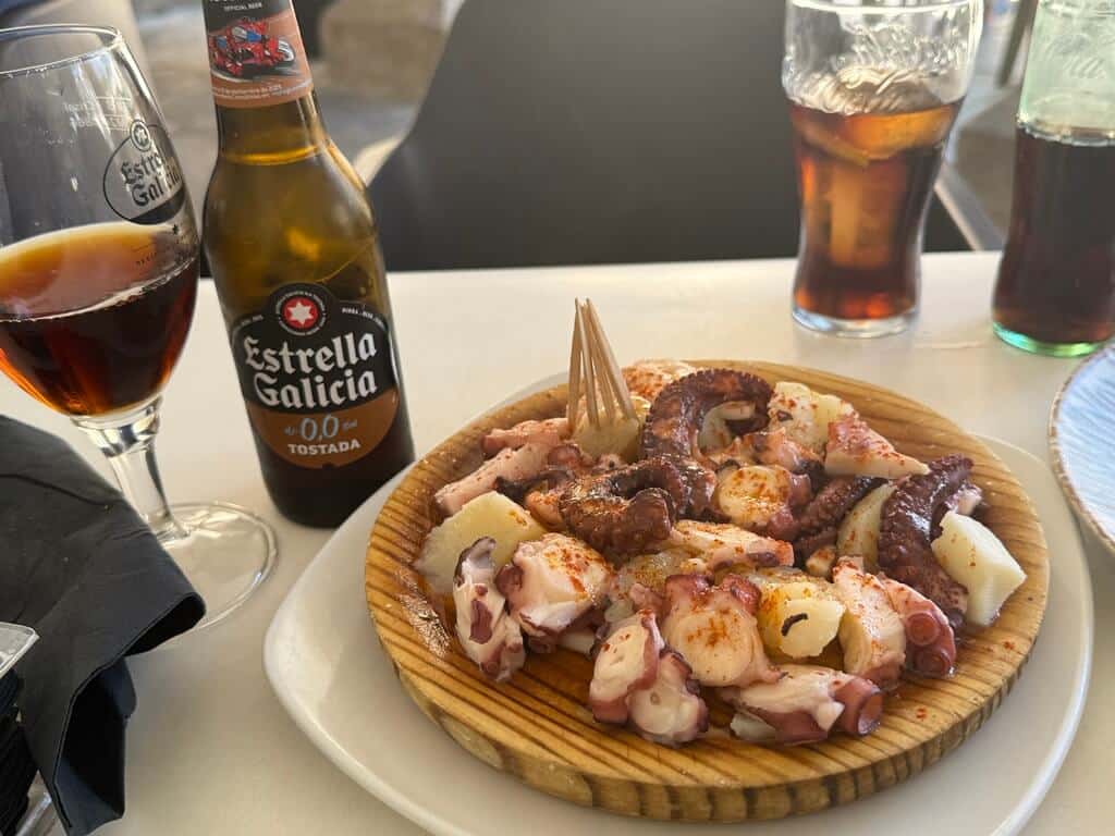 Pulpo a la Gallega dish