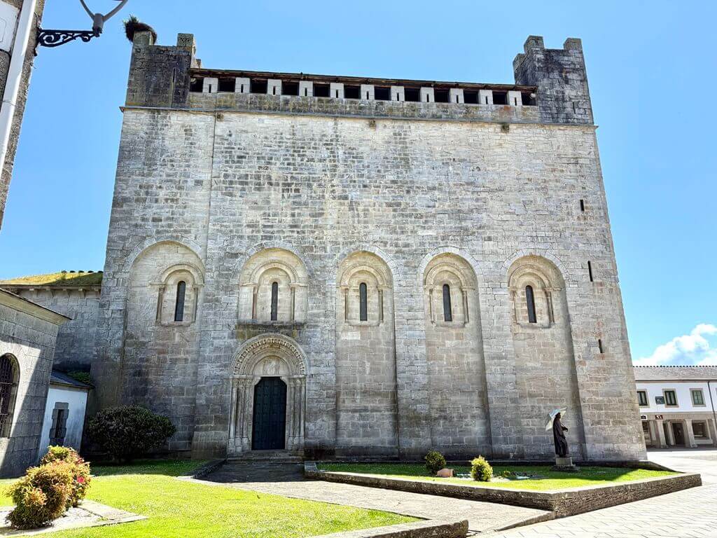 Church in Portomarin on the Camino de Santiago