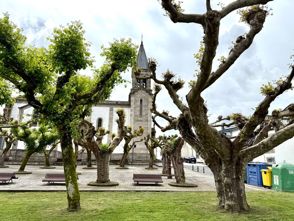 Churchyard in Sarria, on the Camino de Santiago