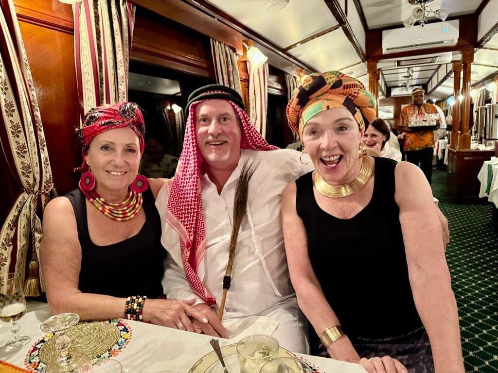 Africa Night on the Rovos Rail train journey