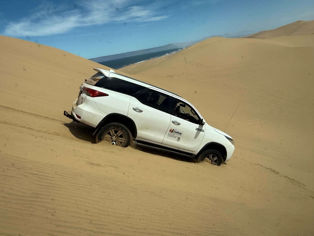 Dune driving on Walvis Bay