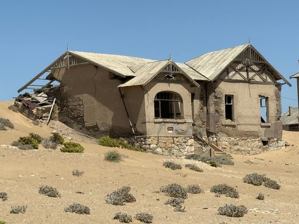 a house in a ghost town