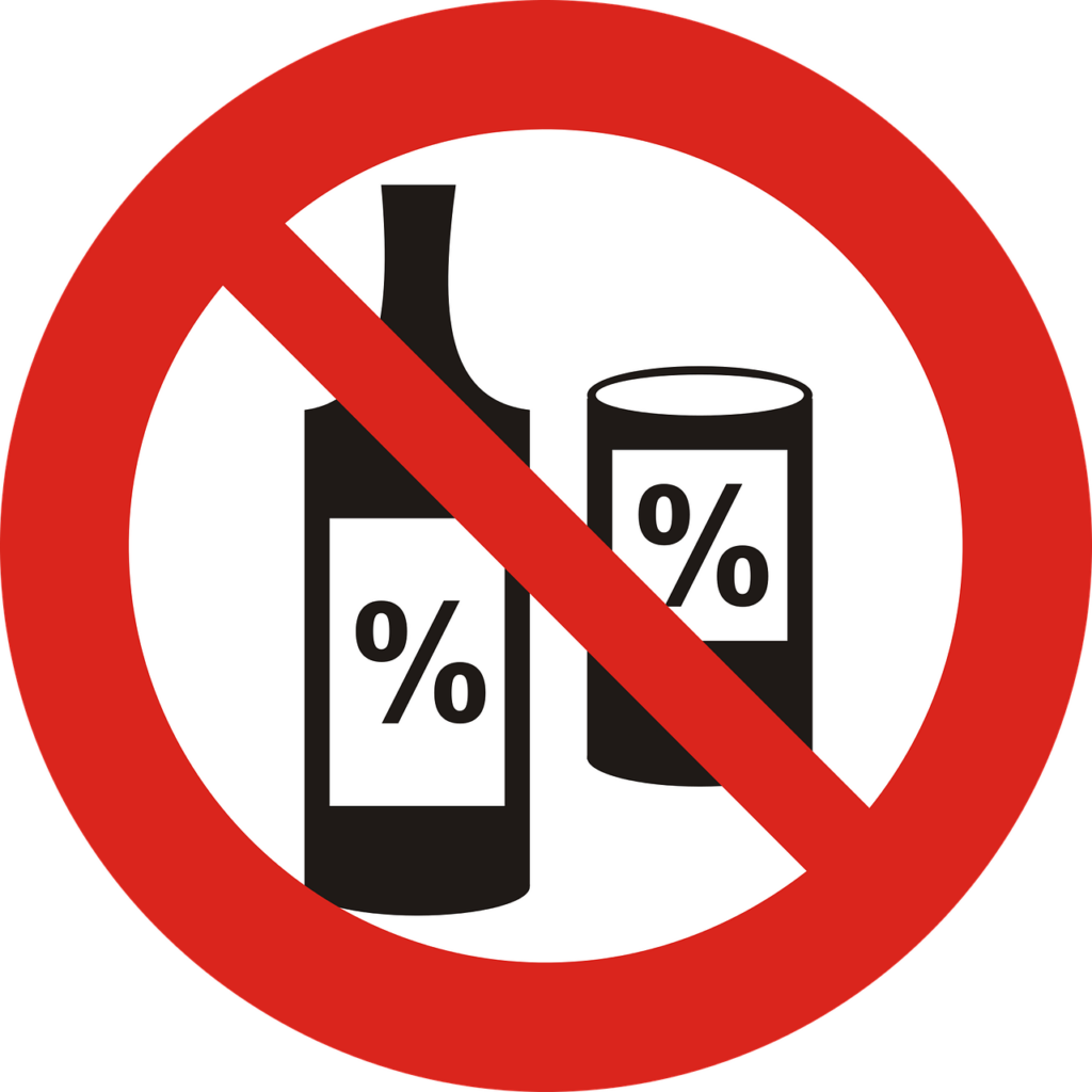 Abstain form alcohol to beat jet lag and sleep better while traveling