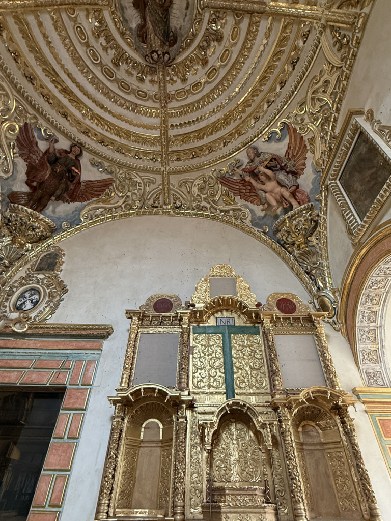 Decorated ceiling of the Museum of Oaxacan Cultures