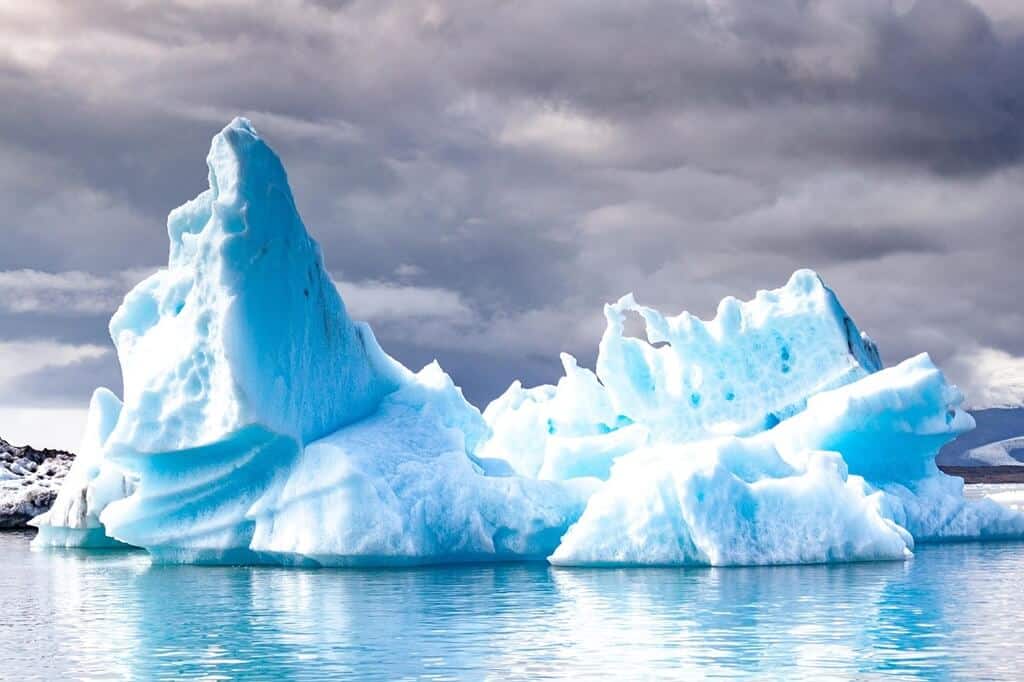 an iceberg