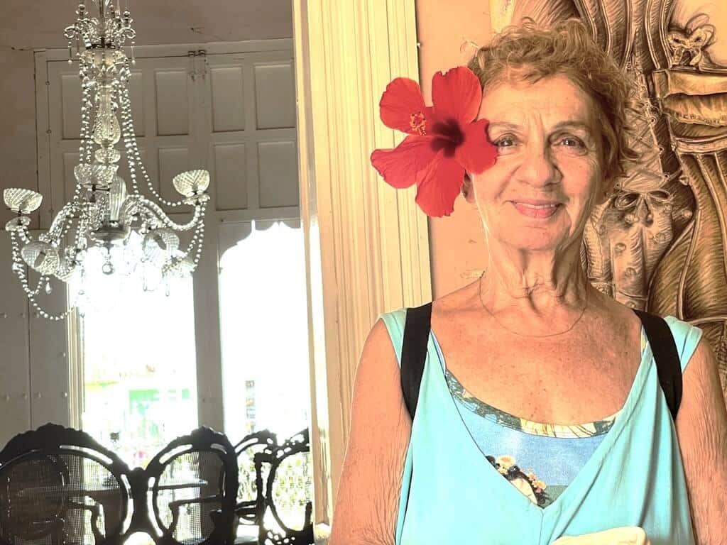 A woman staying healthy after 50