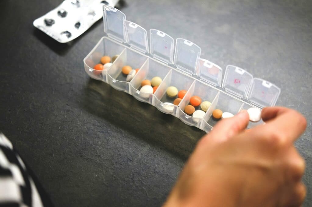 A pill container.