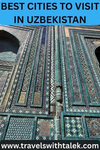 Pinterest pin about Uzbekistan