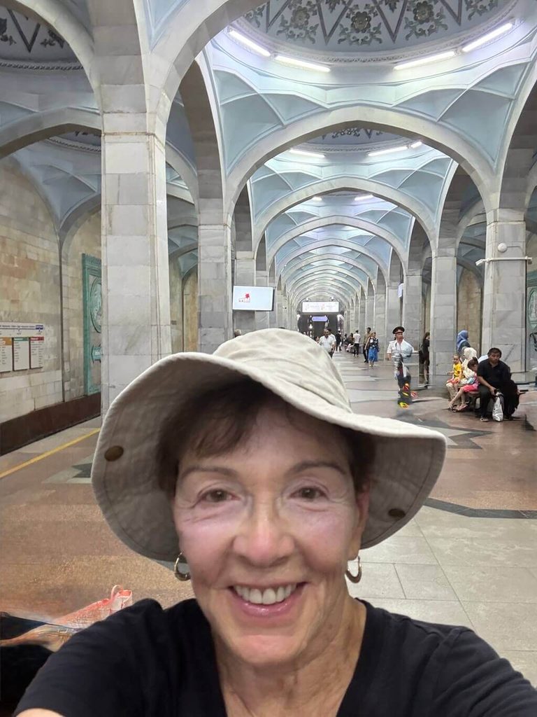 Talek in the Tashkent subway or metro
