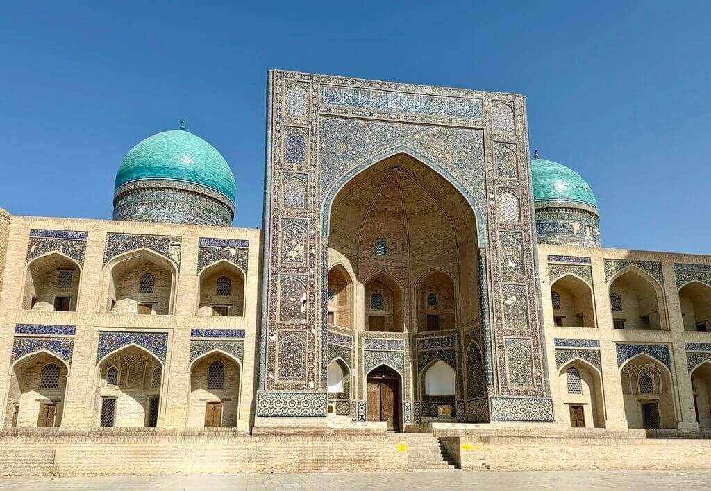 Mir-i-Madrasah in Bukhara is a stop on a Silk Road Journey